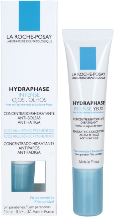 LA ROCHE-POSAY HYDRAPHASE HA Интенсивно увлажняющий крем-гель для контура глаз Cream For Eyes