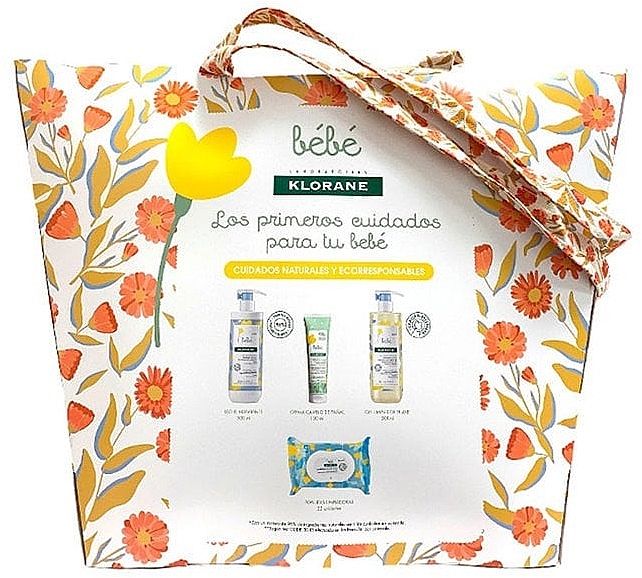 Набір, 5 продуктів - Klorane Baby First Care Set — фото N2