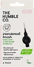 Міжзубні інтердентальні йоржики, 0.40 мм, рожеві, 6 шт. - The Humble Co Interdental Brush — фото N1