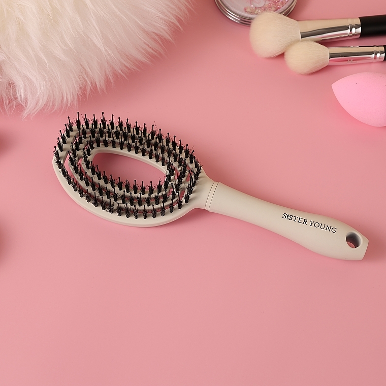 Расческа для волос "Coco White" - Sister Young Hair Brush — фото N11