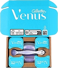 Бритва с 6 сменными кассетами - Gillette Venus Comfortglide Breeze — фото N1
