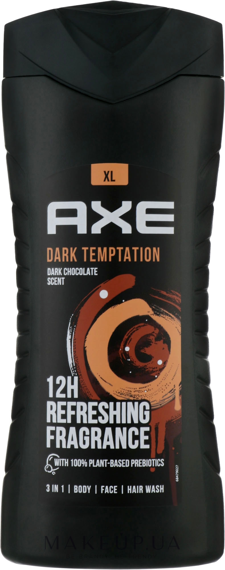 Гель для душу  "Дарк темптейшн" - Axe Revitalizing Shower Gel Dark Temptation — фото 400ml