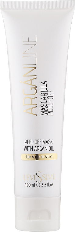 Пленочная пилинг-маска для лица - LeviSsime Argan Line Peel Off Mask With Argan Oil