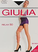 Колготки "Relax" 50 Den, nero - Giulia — фото N1