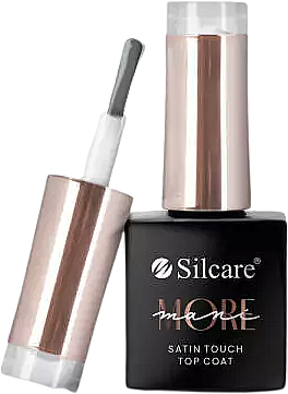 Верхнее покрытие для гель-лака - Silcare Mani More Satin Touch Top Coat — фото N1