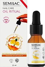Зволожувальна олія для нігтів і кутикули - Semilac Nail Care Oil Ritual — фото N2