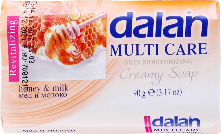 Мило туалетне "Мед і молоко" - Dalan Multi Care — фото N1