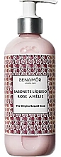 Духи, Парфюмерия, косметика Жидкое мыло для рук с розой - Benamor Rose Amelie Hand Wash Cream