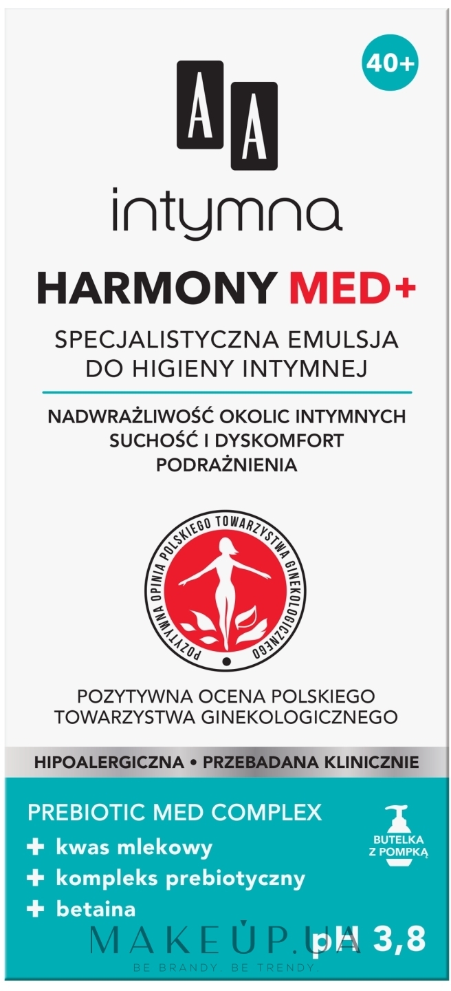 Эмульсия для интимной гигиены - AA Harmony Med+ — фото 300ml