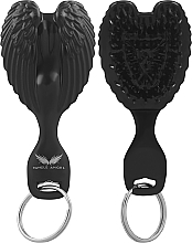 Щітка-брелок - Tangle Angel Baby Brush Totally Black — фото N2