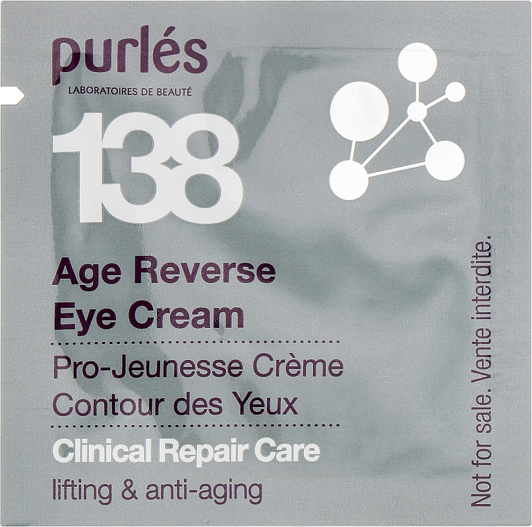 Крем для век "Про-молодость" - Purles Clinical Repair Care 138 Age Reverse Eye Cream (пробник) — фото N1