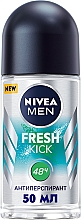 Духи, Парфюмерия, косметика УЦЕНКА Антиперспирант - Nivea Men Fresh Kick 48H Antiperspirant Roll-On *