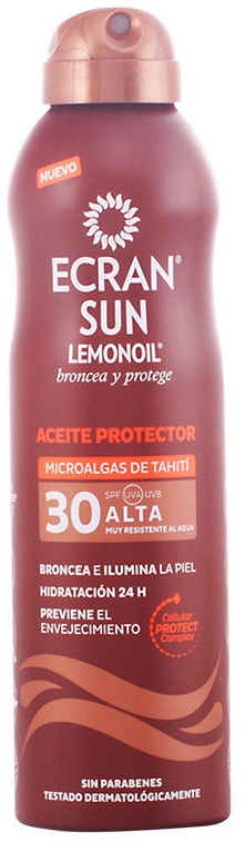 Олія для засмаги - Ecran Sun Lemonoil Oil Spray SPF30 — фото N1