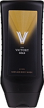 Парфумерія, косметика Avon V For Victory Gold Hair And Body Wash - Парфумований шампунь-гель для душу, для чоловіків