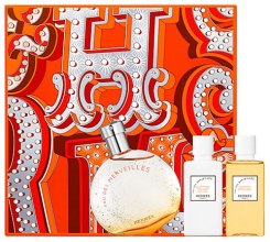 Парфумерія, косметика Hermes Eau des Merveilles - Набір (edt 50ml + b/lot 40ml + sh/gel 40ml)