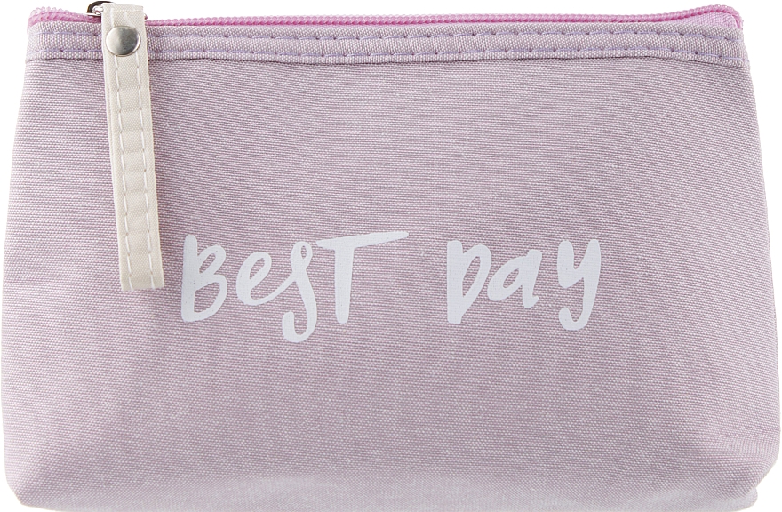 Косметичка "Best Day", LX-028, 18х3х12см, бузкова - Cosmo Shop — фото N1