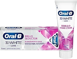 Отбеливающая зубная паста - Oral-B 3D White Luxe Brillo Seductor — фото N2
