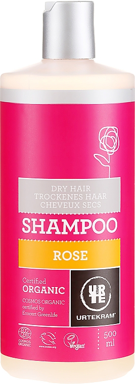 Шампунь для сухого волосся "Троянда" - Urtekram Rose Dry Hair Shampoo — фото N2