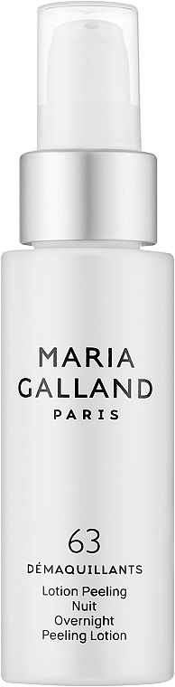 Нічний пілінг-лосьйон для обличчя - Maria Galland Paris 63 Overnight Peeling Lotion — фото N1