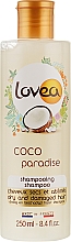 Духи, Парфюмерия, косметика Шампунь кокосовый для волос - Lovea Coco Paradise Shampoo