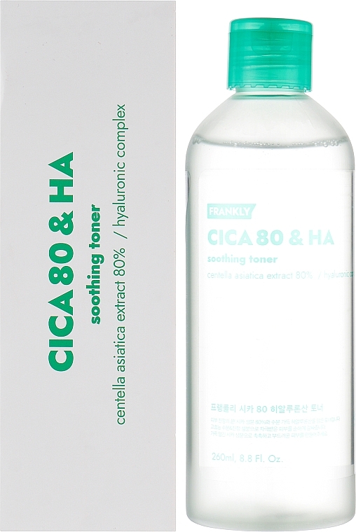 УЦІНКА Тонер заспокійливий з комплексом центелли - Frankly Cica 80 & HA Soothing Toner * — фото N2