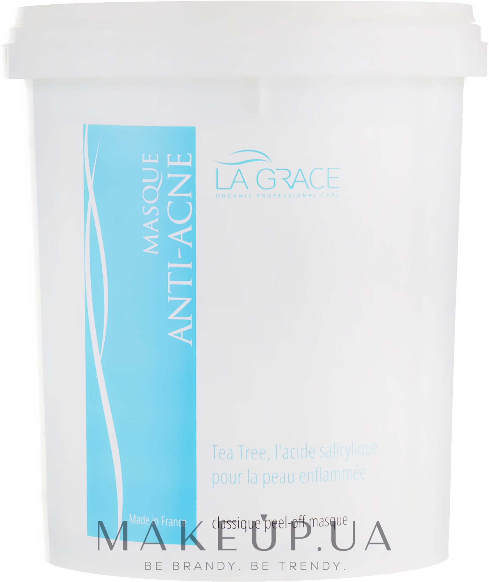 Альгинатная маска "Анти Акне" с эфирным маслом чайного дерева для жирной кожи - La Grace Masque Anti-Acne — фото 200g