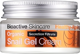 Гель-крем для обличчя з екстрактом секрета равлика - Dr. Organic Bioactive Skincare Snail Gel Cream — фото N1