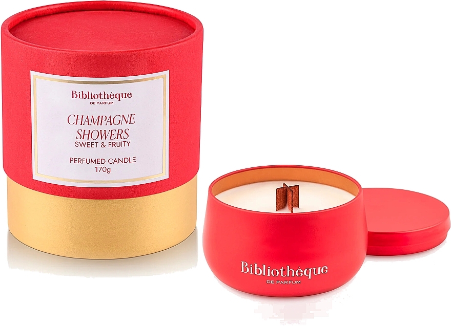 Bibliotheque de Parfum Champagne Showers - Парфюмированная свеча — фото N2