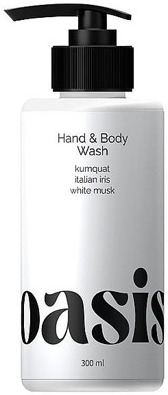 Парфумований гель для душу "Kumquat Italian Iris White Musk" - Oasis Hand&Body Wash — фото N1