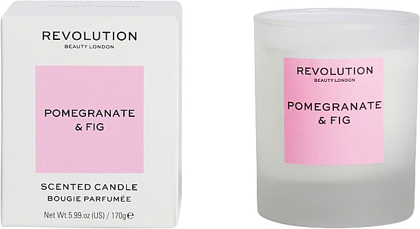 Ароматична свічка "Гранат і інжир" - Makeup Revolution Pomegranate & Fig Scented Candle — фото N1