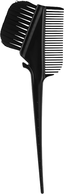 Кисть для окрашивания волос с расческой и крючком, черная - Vero Professional — фото N1