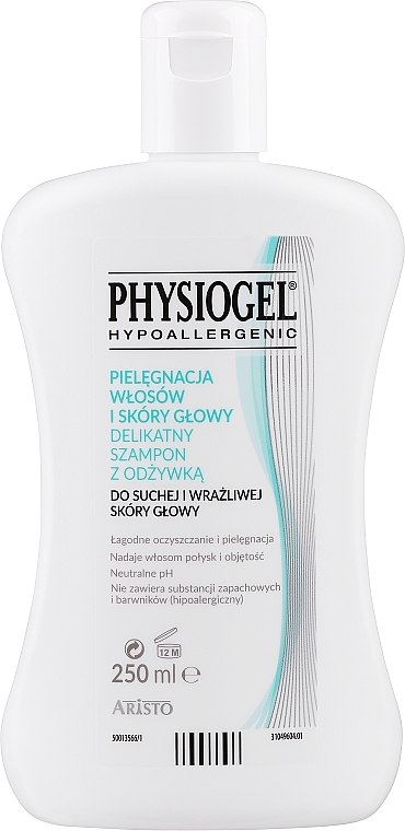 УЦЕНКА Шампунь и кондиционер 2в1 - Physiogel Hypoallergenic Scalp Care Gentle Shampoo With Conditioner * — фото N1