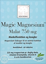 Духи, Парфюмерия, косметика Пищевая добавка "Магний малат 750 мг" - New Nordic Magic Magnesium Malat 750 Mg