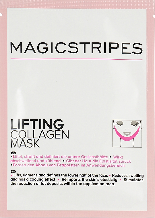 Коллагеновая маска для лица - Magicstripes Lifting Collagen Mask — фото N2