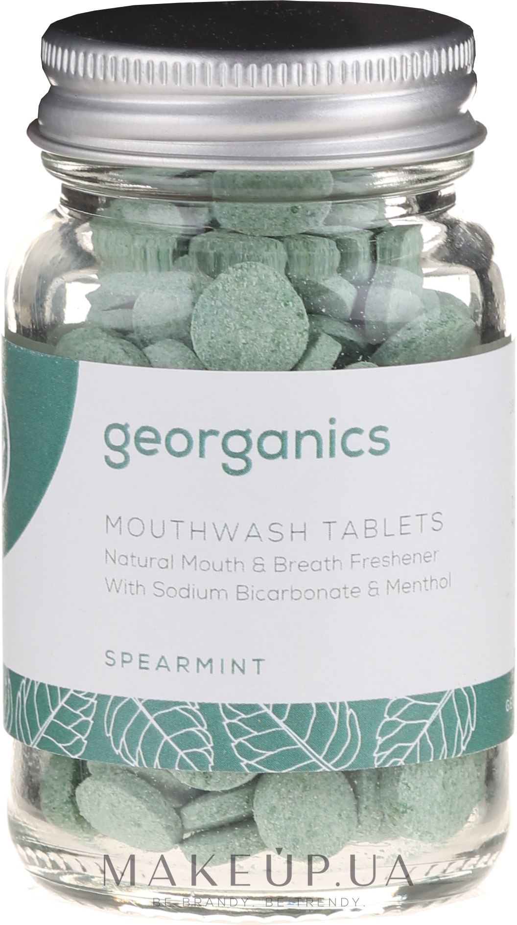 Таблетки для полоскания рта "Мята" - Georganics Mouthwash Tablets Spearmint — фото 180шт