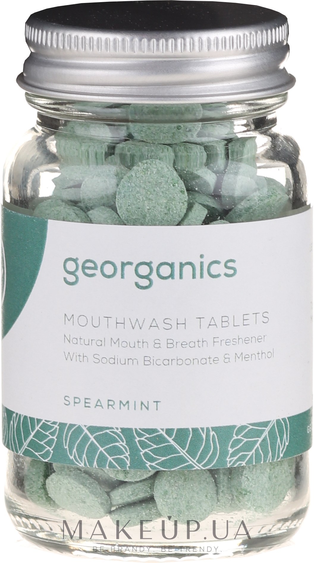 Таблетки для полоскання рота "М'ята" - Georganics Mouthwash Tablets Spearmint — фото 180шт