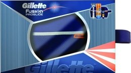 Духи, Парфюмерия, косметика Набор - Gillette Fusion ProGlide Power (бритва/1шт + сменная кассета/1шт + gel/75ml + balm/9ml + bag)