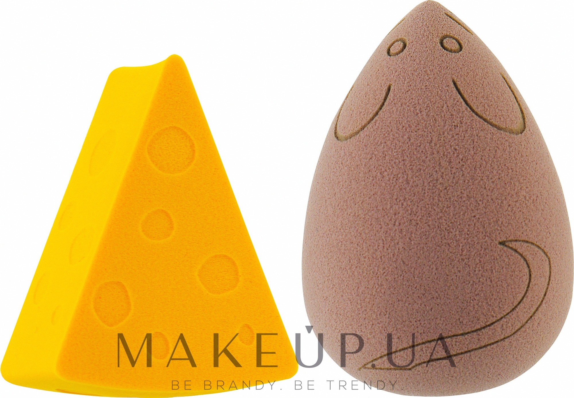 Спонжи для макияжа - I Heart Revolution Cheese Board Sponge Duo  — фото 2шт