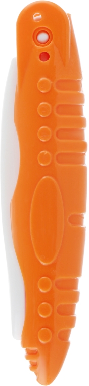 Зубная щетка с откидной ручкой, оранжевая - Sts Cosmetics 
