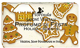 Духи, Парфюмерия, косметика Мыло туалетное "Holiday Scent" - Florinda Christmas Collection Soap 