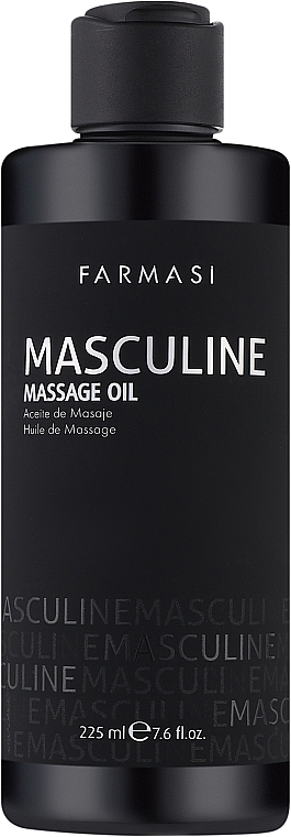 Чоловіча масажна олія - Farmasi Masculine Massage Oil — фото N1
