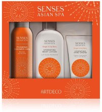 Парфумерія, косметика Подарунковий набір - Artdeco Senses Asian Spa Ginger&Goji Berry Set (sh/gel/100ml + b/lot/200ml + h/cr/75ml)