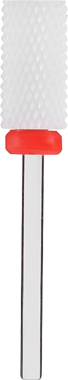 Керамическая фреза, красная - Jafra-Nails Cylinder — фото N1