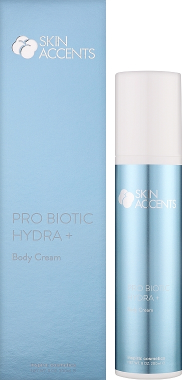 Пробіотичний зволожуючий крем для тіла - Inspira:cosmetics Skin Accents Pro Biotic Hydra+ Body Cream — фото N2