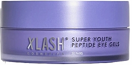 Парфумерія, косметика Гелеві патчі під очі з пептидами - Xlash Super Youth Peptide Eye Gels