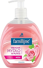 Парфумерія, косметика Рідке мило - Pollena Savona Familijny Rose Creamy Liquid Soap