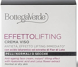 Антивозрастной крем для нормальной и сухой кожи - Bottega Verde Lifting Effect Anti-Ageing Face Cream — фото N2