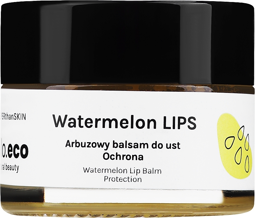 Бальзам для губ "Арбуз" - Hello Eco Watermelon Lip Balm Protection — фото N1