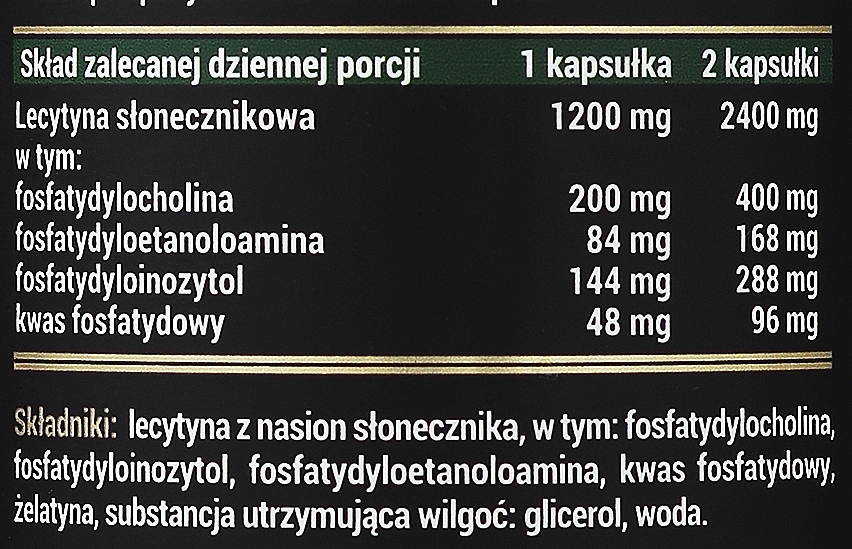 Диетическая добавка "Лецитин" 1200 мг, 100 шт - Doctor Life Sunflower Lecithin — фото N3