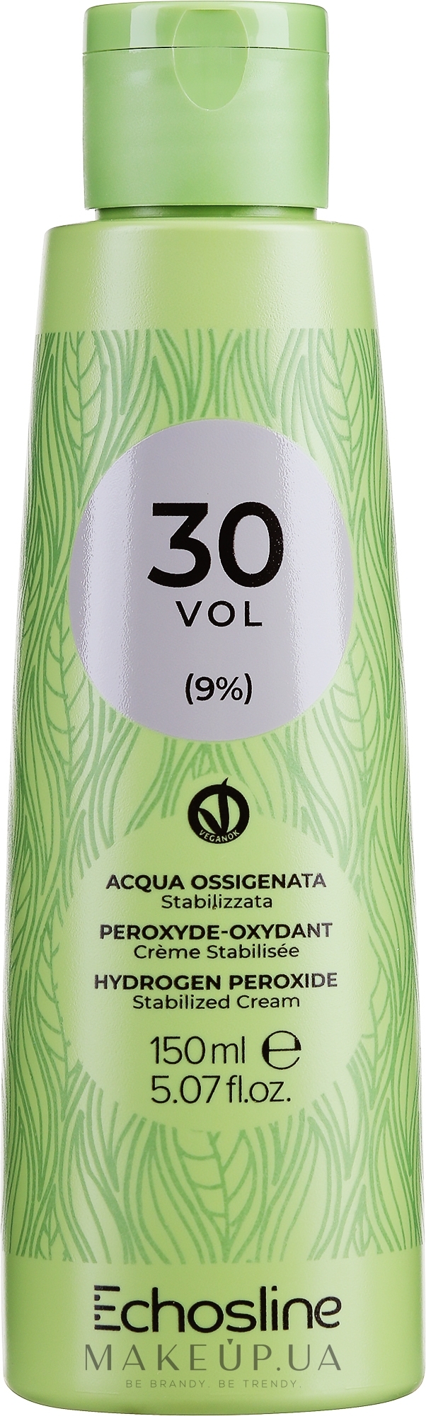 Крем-окислювач - Echosline Hydrogen Peroxide Stabilized Cream 30 vol (9%) — фото 150ml